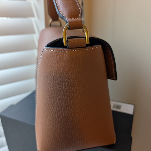 Strathberry Mosaic Top handle Grain tan Vanilla Stitch - Picture 6 of 14